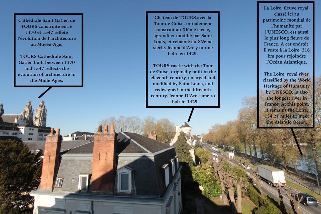 Loire Terrasse Leilighet Tours Eksteriør bilde